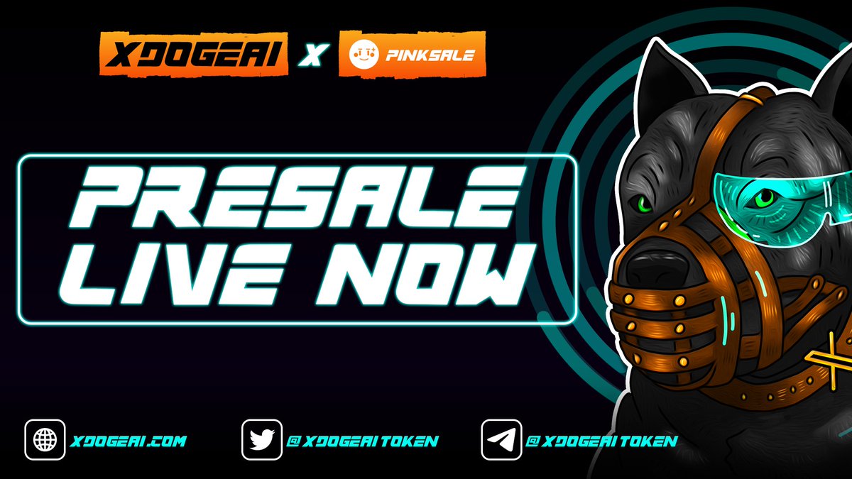 XDOGEAITOKEN's tweet photo. 🔥 XDOGEAI 🔥

🚀Community-driven token that inspired by Elon Musk's legendary dogecoin tweet and the twitter X trend!

🟢36K Launch MC
🟢 BSC,AVE Trend
🟢Low Tax 2/2
🟢Buy-Backs on Launch

150 BNB HC

Presale live now!

https://t.co/tcy0rmAImn

#elonmusk #doge #twitterx #pepe https://t.co/JjTxIfxBvP