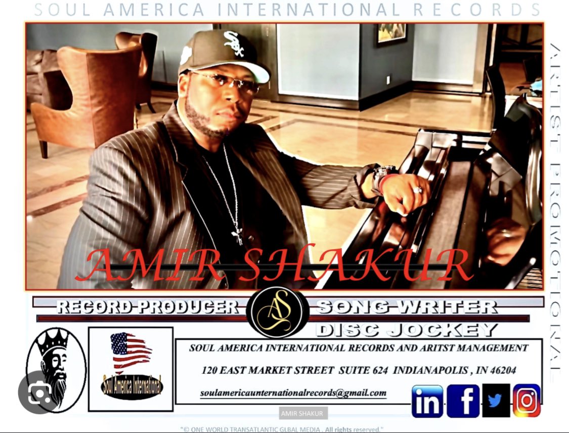 KingSeven7Prod's tweet photo. So Happy to announce the Newest Releases from Our Label Soul America International Record (TAVDASH)! Inspirational Progressive Chicago’s Very Own Soul Queen La’Tajz J Soul on August 11, 2023 produced by Yours Truly! Msend your bio/demo to soulamericarecords@gmail.com! atten A&amp;R https://t.co/vlBrCoUpFR