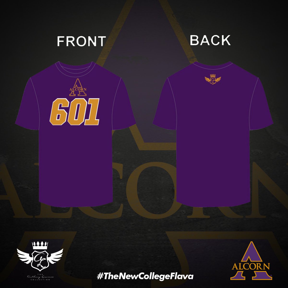 ALCollection's tweet image. Which school run the 601? 
RT for @gojsutigersfb 
Like for @AlcornStateFB  
Shirts coming to our website soon. #ALCollectionJSU #ALCollectionAlcorn