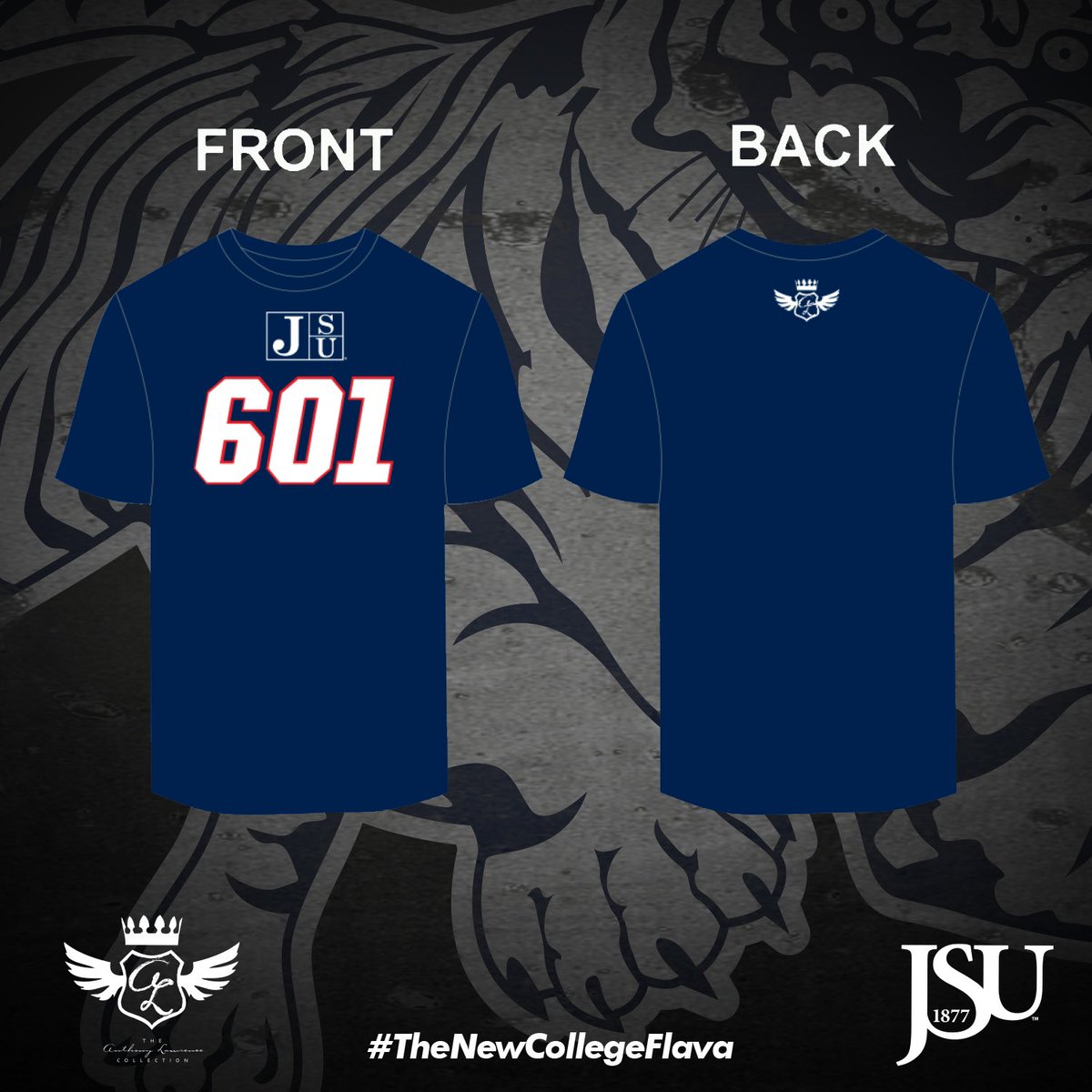 ALCollection's tweet image. Which school run the 601? 
RT for @gojsutigersfb 
Like for @AlcornStateFB  
Shirts coming to our website soon. #ALCollectionJSU #ALCollectionAlcorn