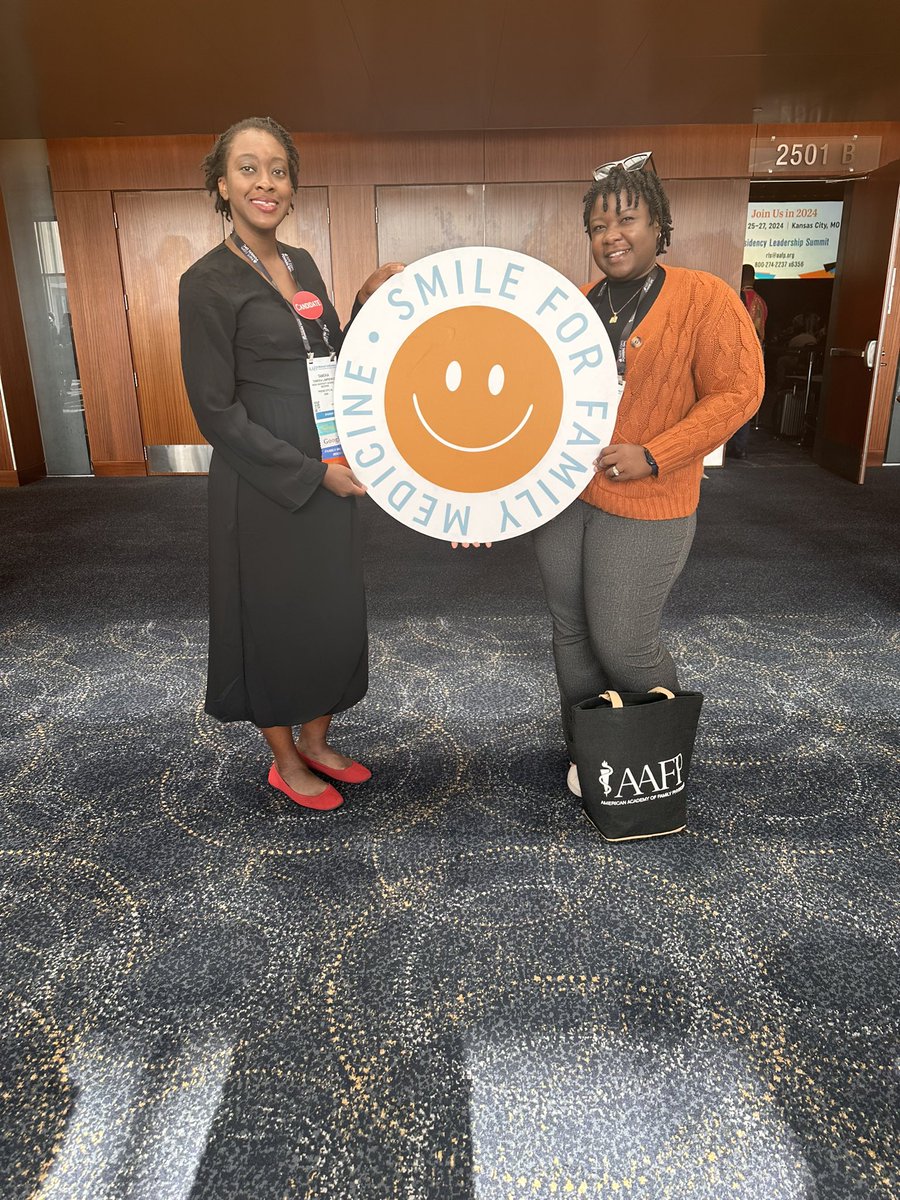 Cooper_Med's tweet photo. Tameka honestly made my entire experience so enjoyable. She is supportive, sincere and honestly THE PLUG! I watched in awe as her light illuminated everyone we met at #AAFPNC So lucky to call her friend. Excited for her new role on the board of trustees! Congrats @TsLawrence_ https://t.co/obx85BZLcl