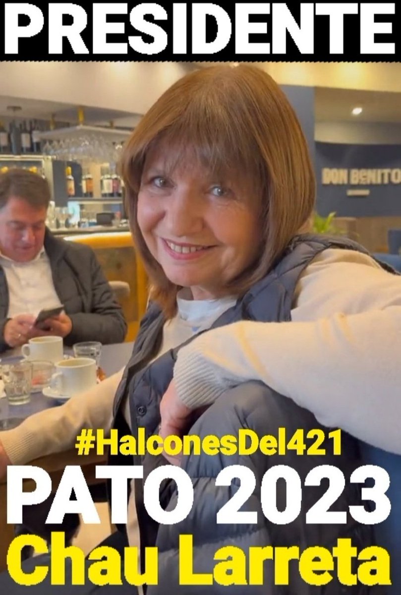 HalconesDel421's tweet photo. @PatoBullrich #PatoPresidente
#Incondicionales🦅 https://t.co/GbiQGKJBg7