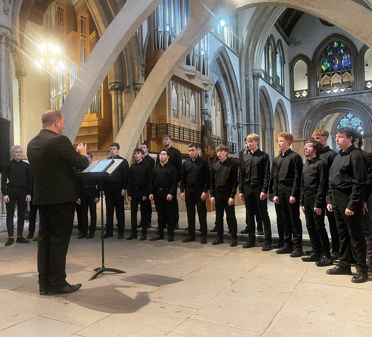 Fabulous night in @llandaffcathedral. Super proud of this years <a href="/onlyboysaloud/">Only Boys Aloud</a> Academi. Another fantastic performance from each and every one of them. Thank you to all those who came to watch us. 
On to Lorient. 🇫🇷 
#obaa23 #academi23
