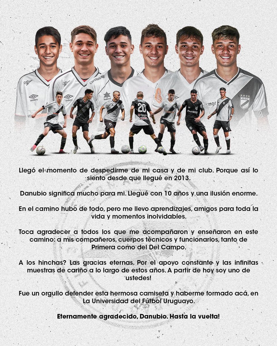 mateoponte_'s tweet photo. Gracias 𝗲𝘁𝗲𝗿𝗻𝗮𝘀, pueblo danubiano… 🥹🌴

🫶🏼 Hasta la vuelta, 𝗗𝗮𝗻𝘂! ⚫️⚪️ https://t.co/Y684KWLYoM