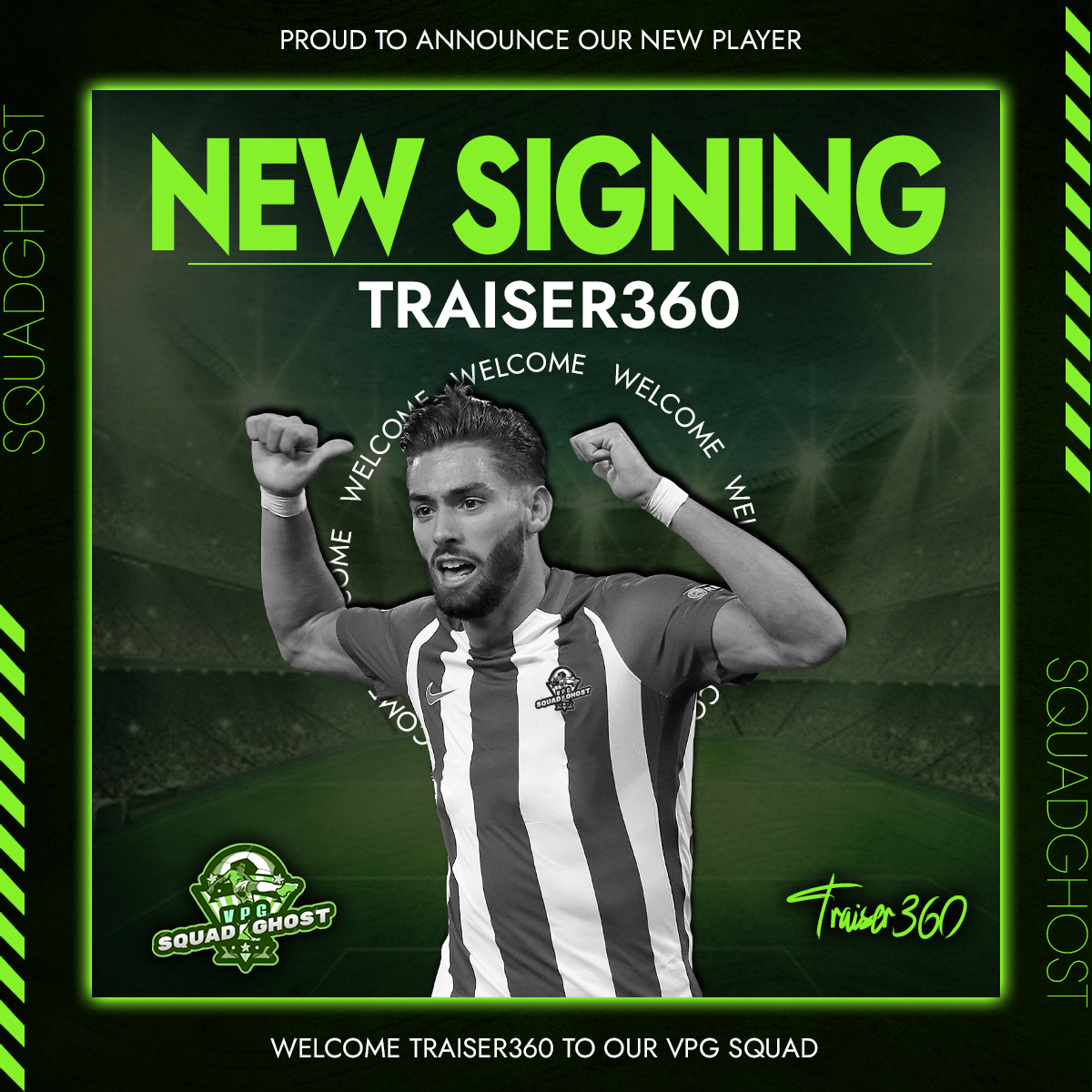 Ghost__Buddies's tweet photo. 🟢┇SQUAD GHOST┇⚫

We are proud to announce our new Signings🖋!!💪
 
⚓┇Sten-The-Men 🇳🇱
⚓┇Jokershihab 🇬🇧
🧠┇Faze_Sonjo043 🇳🇱
🧠┇Traiser360 🇧🇪
 
Welcome guys to our VPG Squad!💚
 
Wish you all Goodluck🍀
 
#OneTeam #OneTask #Oneforall #Allforone https://t.co/03ulZGtBs3