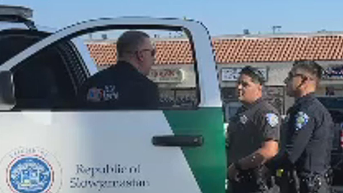 BREAKING: Chief Porder Agent Mark Corona detained by @SanBernardinoPD. We will release an official statement along with video footage on the international incident soon. #slowjamastan #porderbatrol #borderpatrol #police #sanbernardino @KidCorona @ksnooki74