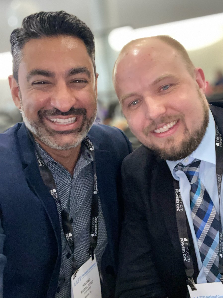 It was wild running into to @DrFaiselSyed at the #AAFPNC. So great to finally meet you in person!