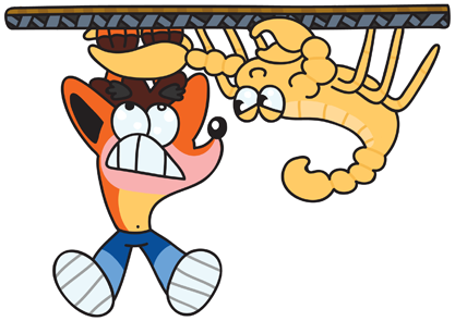 CazDiuky's tweet photo. Nice pants Crash *wink wink* 13/15
#Crashbandicoot #RIPCrashChallenge #WumpaBites https://t.co/4Vsjwyr3HX