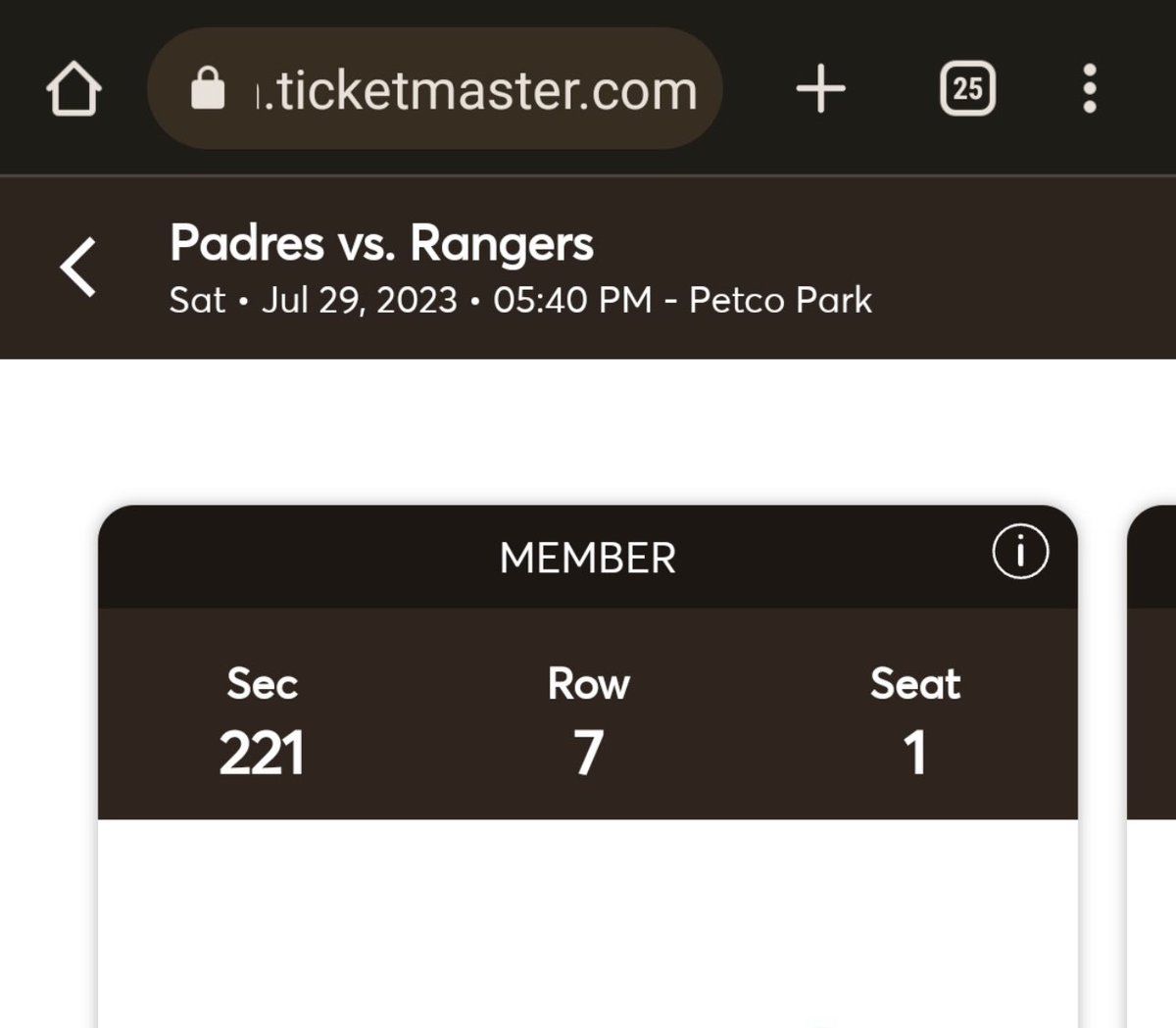 Selling four tickets for todays game with parking for $150 seat 1-4