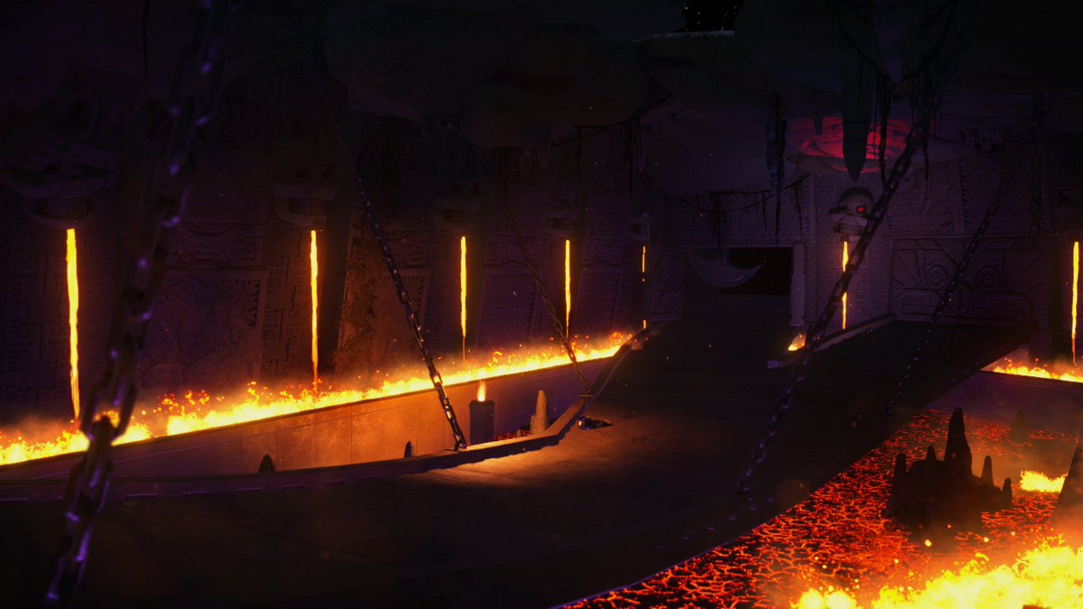 Wikz12's tweet image. More Dark ride progress done on stream tonight! We made another scene, where you have to choose your path. This turned out way better than I expected! @PlanetCoaster #TombRaider #Uncharted #Darkride