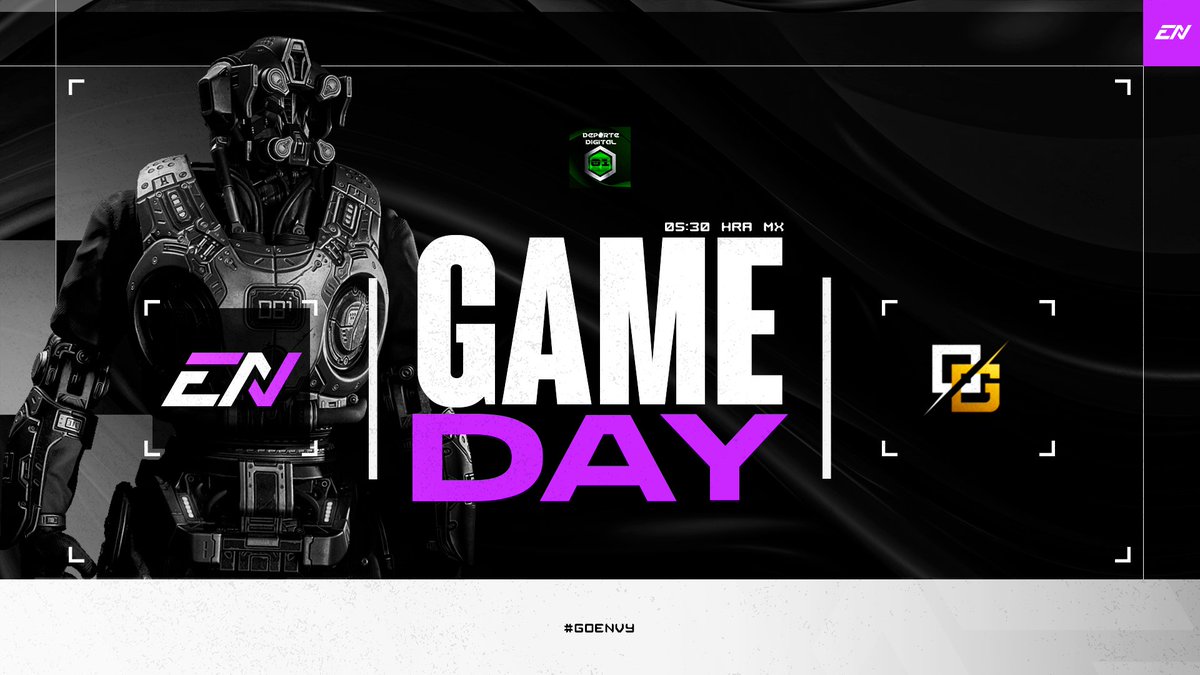 ⚙️Tenemos actividad  previo a la LAN de CDMX por  <a href="/DeporteDigitalH/">Deporte Digital 01</a> y <a href="/XZEAL_GAMING/">Xzeal</a> ⚙️

🆚<a href="/OvertureGaming/">Overture Gaming</a>
🕗17:30 Hrs Mx
📡twitch.tv/deportedigital…

🟣Vamos por esa victoria🟣
🔱<a href="/NeroMarinero/">Envy Nero</a>
🔱<a href="/vToxicD/">Is Toxiq 🎮</a>
🔱<a href="/Ep7e_/">Ep7e</a>
🔱<a href="/LASTSSJ/">JLast_</a>
🔱<a href="/ChronossMT/">Envy Montiel 👑</a>

#Unstoppables
#EnvySZN
#GoEnvy