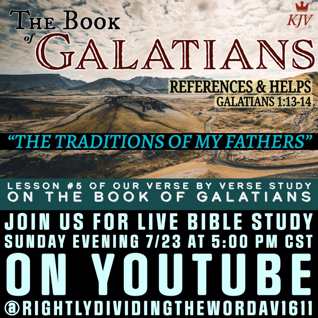 RightDivide1611's tweet photo. Join us for Right Division BIBLE STUDY *LIVE* on YouTube Sunday Evening 7/30 @ 5:00 PM CST.
#grace #gracemessage #gospel #gospelthatsaves #graceambassador #dispensation #dispensationofgrace #rightdivision #biblestudy #rightlydividingthewordoftruth
https://t.co/bT9x8yiV6N https://t.co/eyOl0Ibo0X