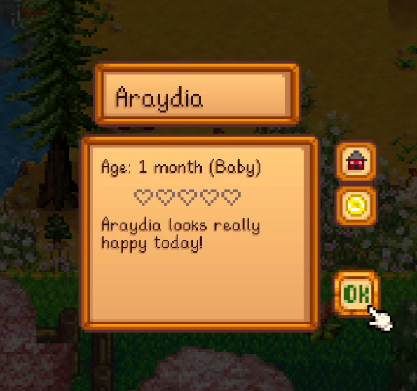 araydia_'s tweet photo. true friendship is when they make you a goat in stardew 🤠 https://t.co/1VXGGQmy60