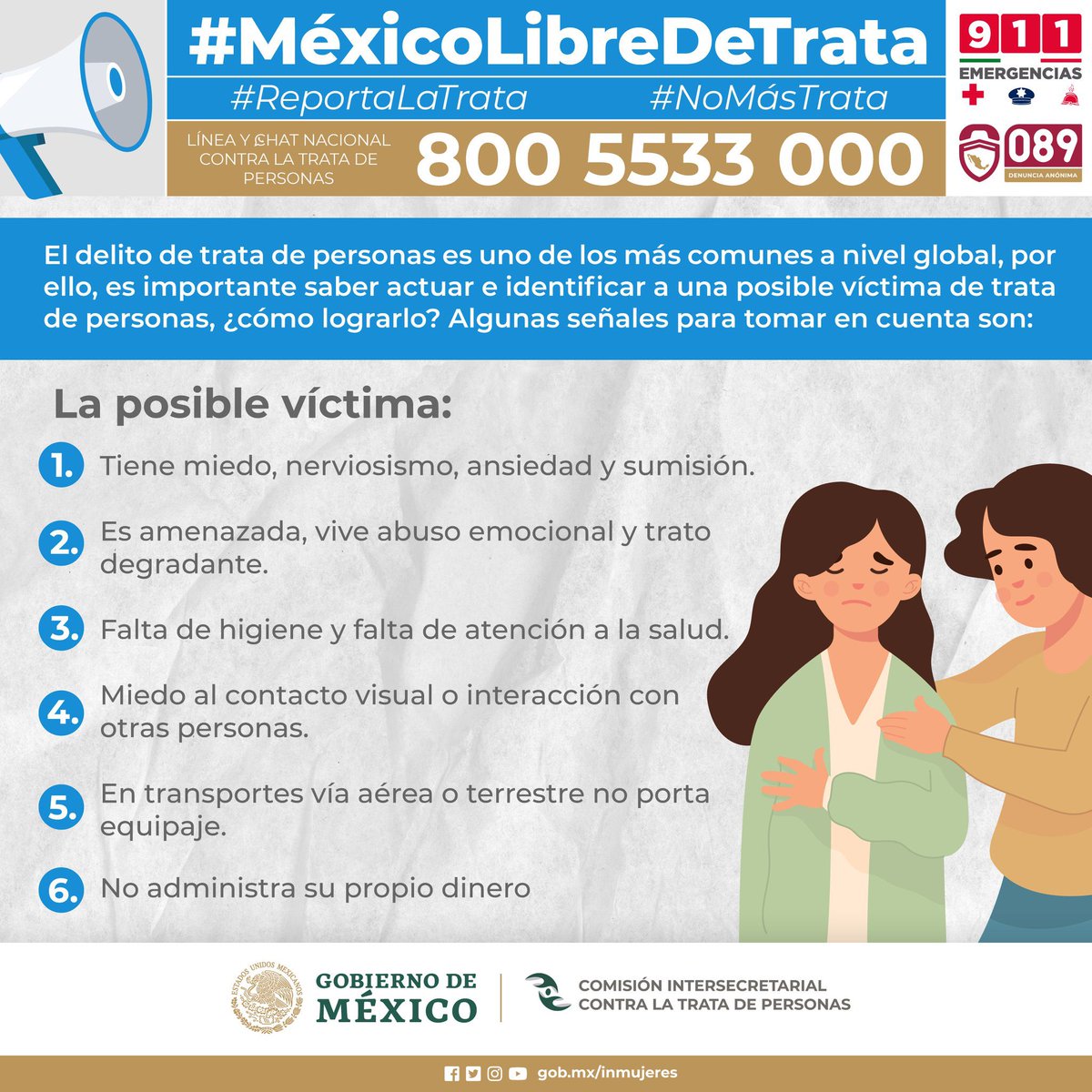 AdiccionesQRoo's tweet photo. #ReportaLaTrata

¡Identificar las señales de alerta ayuda a prevenir la trata de personas!

Te compartimos 16 puntos que debes conocer para un #MéxicoLibreDeTrata 👇🏾 https://t.co/ZIytYtgtts