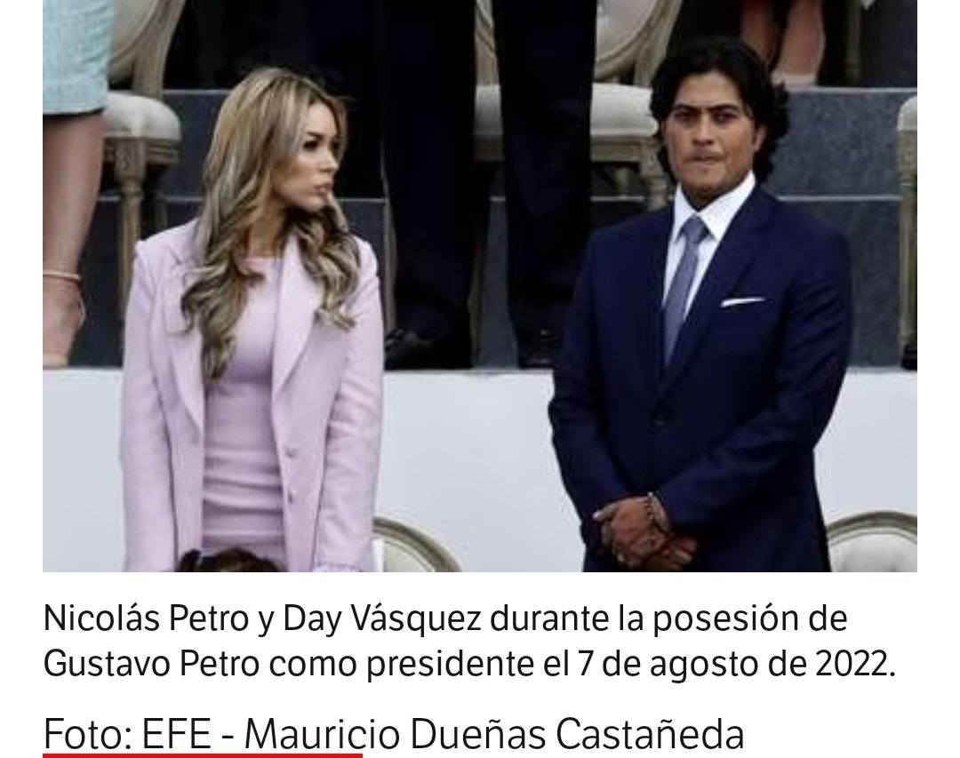 patriciajaniot's tweet photo. A esta hora se espera el siguiente paso de la fiscalía, para que impute por lavado de activos y enriquecimiento ilícito a Nicolás Petro Burgos, hijo del presidente @petrogustavo; y por lavado de activos y violación de datos personales a su expareja, Daysuris Vásquez. Un caso inédito, por la vinculación de un pariente directo de un presidente en funciones, que, además, es diputado. Además, los delitos están relacionados a la supuesta captación de fondos para la campaña presidencial de Gustavo Petro que provendrían del narcotráfico y operaciones anómalas y que no llegaron a usarse para esos propósitos, sino para la adquisición de bienes. Lo paradójico es que Vásquez fue quien reveló la información a la revista Semana en marzo, y ahora también está detenida.
https://t.co/JuQ5brNfME