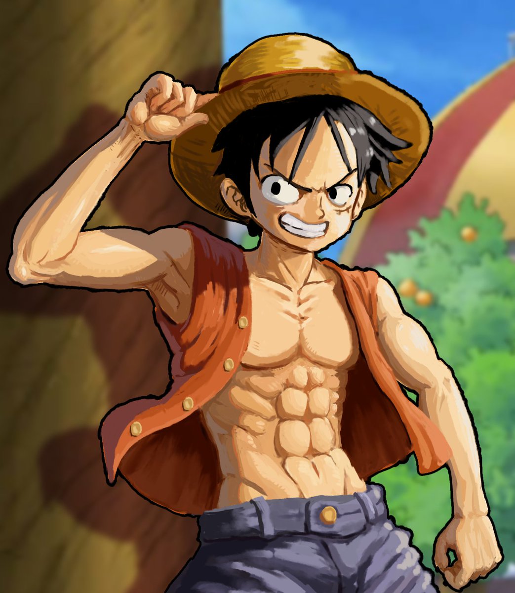 kisoome's tweet photo. #luffy #fanart #ONEPIECE https://t.co/sAVhDZJnFg