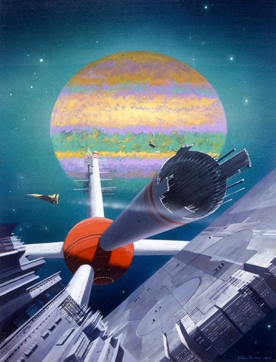 HumanoidHistory's tweet photo. The art of John Harris, born on this day in 1948. https://t.co/D5Wp7HxsAd