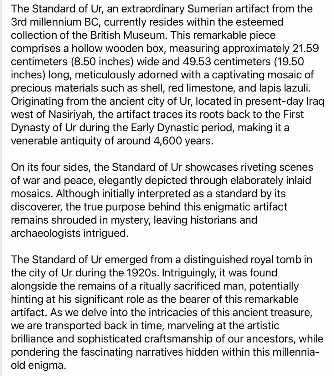 EdmondHWollmann's tweet image. The #Standard of #Ur. #Sumeria.