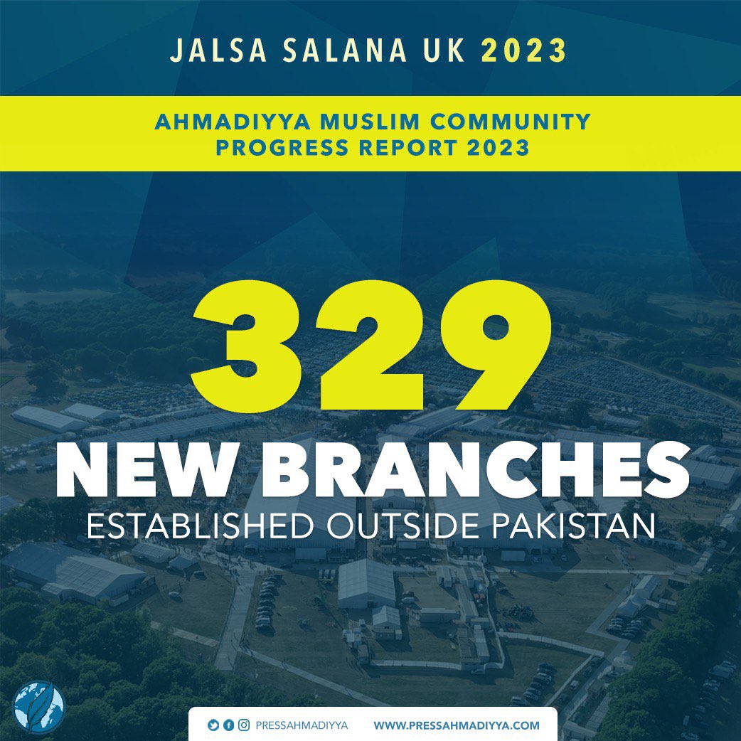 pressahmadiyya's tweet photo. Ahmadiyya Muslim Community Progress Report 2023. #JalsaUK https://t.co/RHRFJ0qQbS