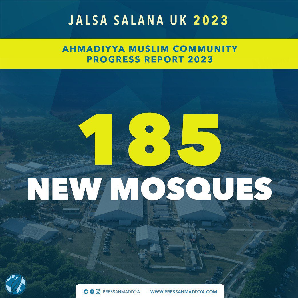 pressahmadiyya's tweet photo. Ahmadiyya Muslim Community Progress Report 2023. #JalsaUK https://t.co/RHRFJ0qQbS