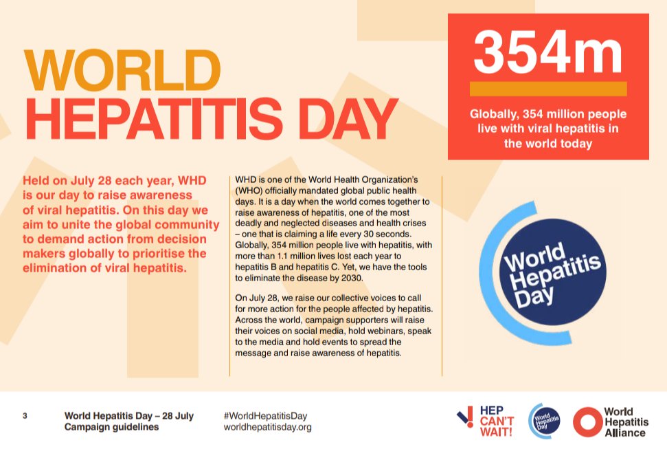 DrOncogene's tweet photo. July 28th is the World Hepatitis Day

Do you know your hepatitis status? Get tested today and contribute towards hepatitis elimination.

@WAIPH_News @TheWaaph https://t.co/pS8wNHEhsj