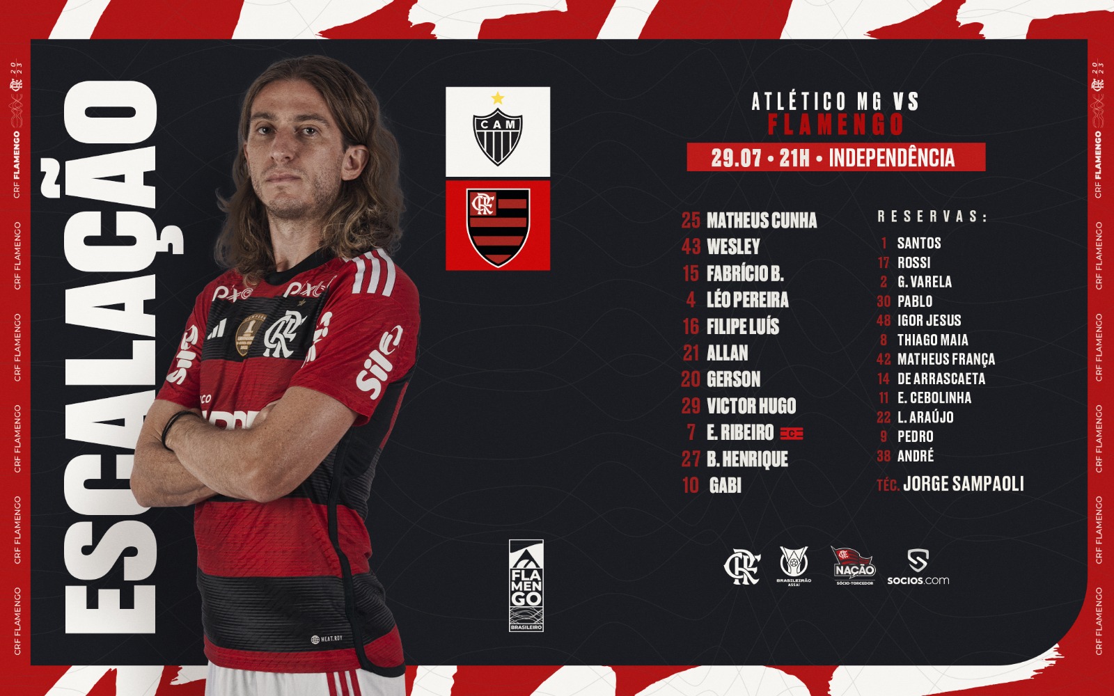 x P9️⃣ em 2023  Flamengo e atlético, Framengo, Flamengo twitter