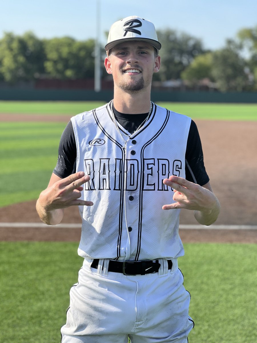 FiveToolTexas's tweet photo. F: @Raiders_Griffin 2, NTXBC Dirtbags 2024 Harris 0
PoG: @LoganSchroyer 7 IP, 8K, 0 ER, H | 1-2, R
Hitter: @lyons_ajani 2-3, 2B
Notable: Michael Boulet 6 IP, 4K, 0 ER https://t.co/CBhjoPs5uU