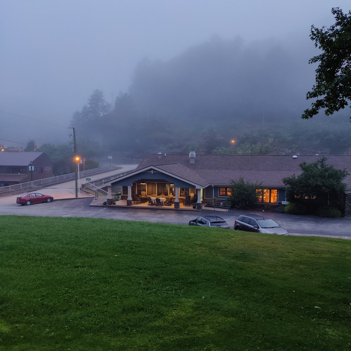 I sure do miss @HindmanSchool in the early morning mist, and all my Appalachian Writer's Week family. Sending a big shout out to the students in my poetry workshop who laughed, cried, and worked their asses off to write breathtaking poems. I'm sending love to you all.