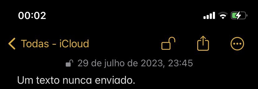Talvez um dia te mostre o texto