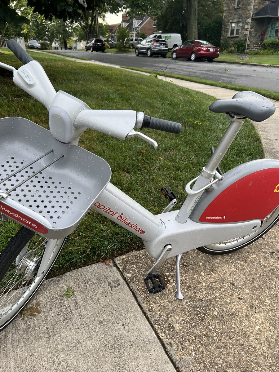 .<a href="/bikeshare/">Capital Bikeshare</a> aren’t there rules where folks can leave bikes? I had to move this one from the middle of a sidewalk. I’m sharing the bike number, so you can kindly remind the renter they shouldn’t block a residential walkway. #becourteous