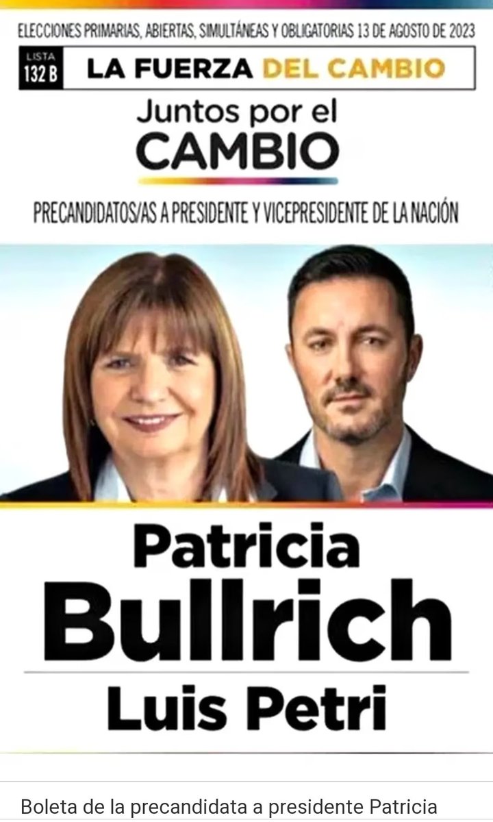 Noe118120921's tweet photo. #132B...con B de Bullrich https://t.co/vbHVsqb3KM