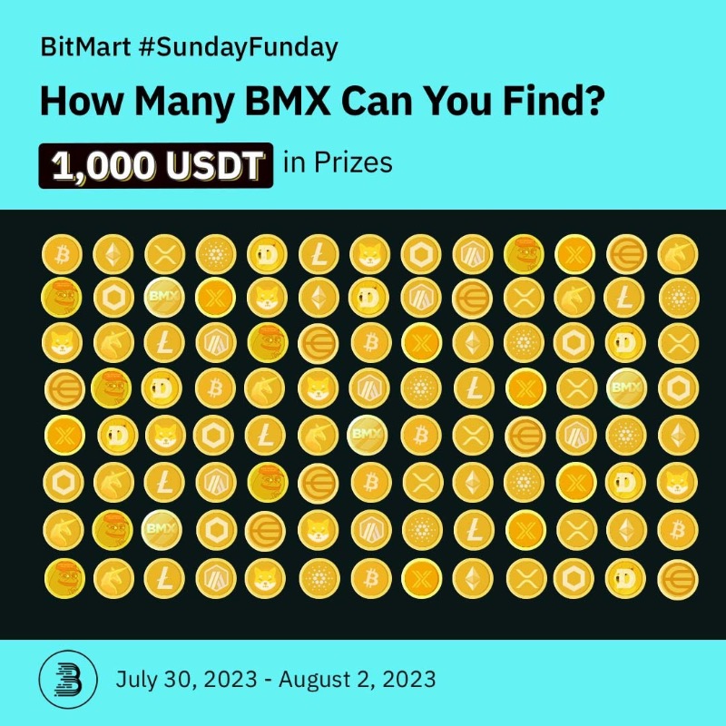 BitMartExchange's tweet photo. Unearth all hidden $BMX tokens &amp; stand a chance to win a share of 1,000 USDT! 🎁

1⃣️Follow @BitMartExchange
2⃣️Quote RT your answer &amp; tag 3 friends
3⃣️Fill in this form: https://t.co/yWA7Ei4and

$WLD $UNIBOT $BTC $ETH $LTC $XRP $ARB $LINK $PEPE $DOGE $SHIB