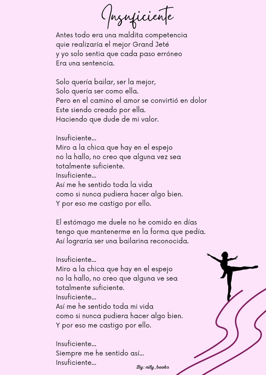 nily_books's tweet photo. Bueno, me da mucha pena subirlo por acá. 
Hace mucho que no componía algo. But since a las personas que se la he enseñado les gusto. 

Aquí tienen a "Insuficiente" una canción inspirada por lo que Niza sentía en Indeleble. 

@KayurkaR Espero que te guste.💖 https://t.co/qD0sxLlXeK