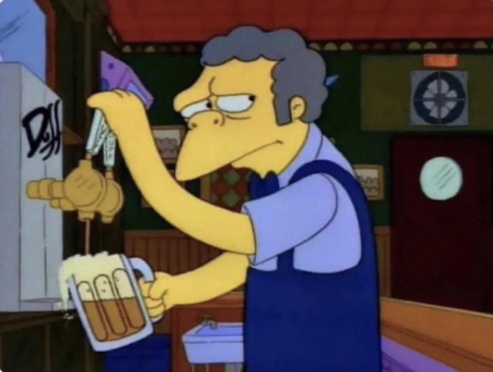 Bartenders in the ville when the 100lb sorority girl is asking for her 6th double