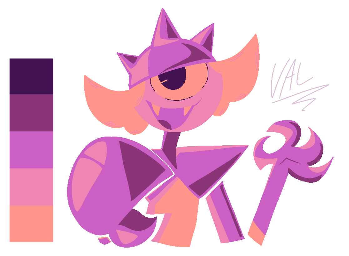 SincerelyValen's tweet photo. Two artists, one color pallete thing I did with @KevinWeezhlewig !
I drew Bixbite, and they drew Lollipop!!!!
#stevenuniverse #bixbite #bfb #lollipop https://t.co/Rmj5y1dyIj