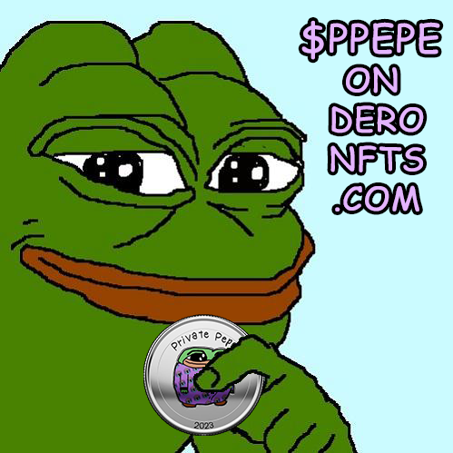 @PepeClassicBSC GM fren lfg, faith and memes in the #pepearmy members over at $PPEPE is always strong 😀 🐸💚💜 #1stprivatepepe $dero #dero @privatepepes