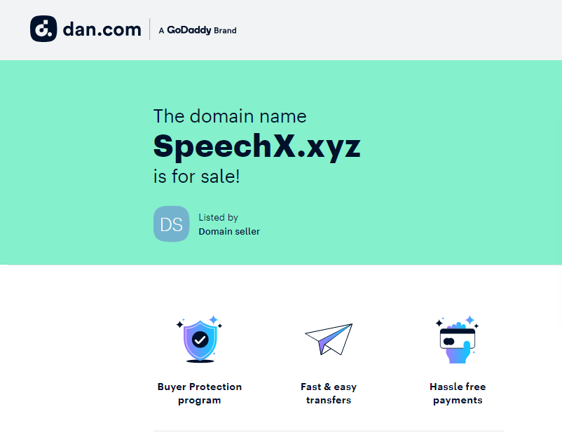 IstanaGarudaCom's tweet photo. >> goalcrazy .com  SOLD for $1,988 at BuyDomains, Jul'23(Namebio)

❤️ SpeechX .xyz > for Sale.
> Visit the link for details.

@SpeechUnion  @Tesla @X @SpaceX
#Domains #DNStudy #GPT #AI #VR #NFT #BTC 
#SpeechX #Speech #FreeSpeech #Love #Beauty 
#Bitcoin #X Elon, Madrid, Barcelona https://t.co/iin5EJEZUf