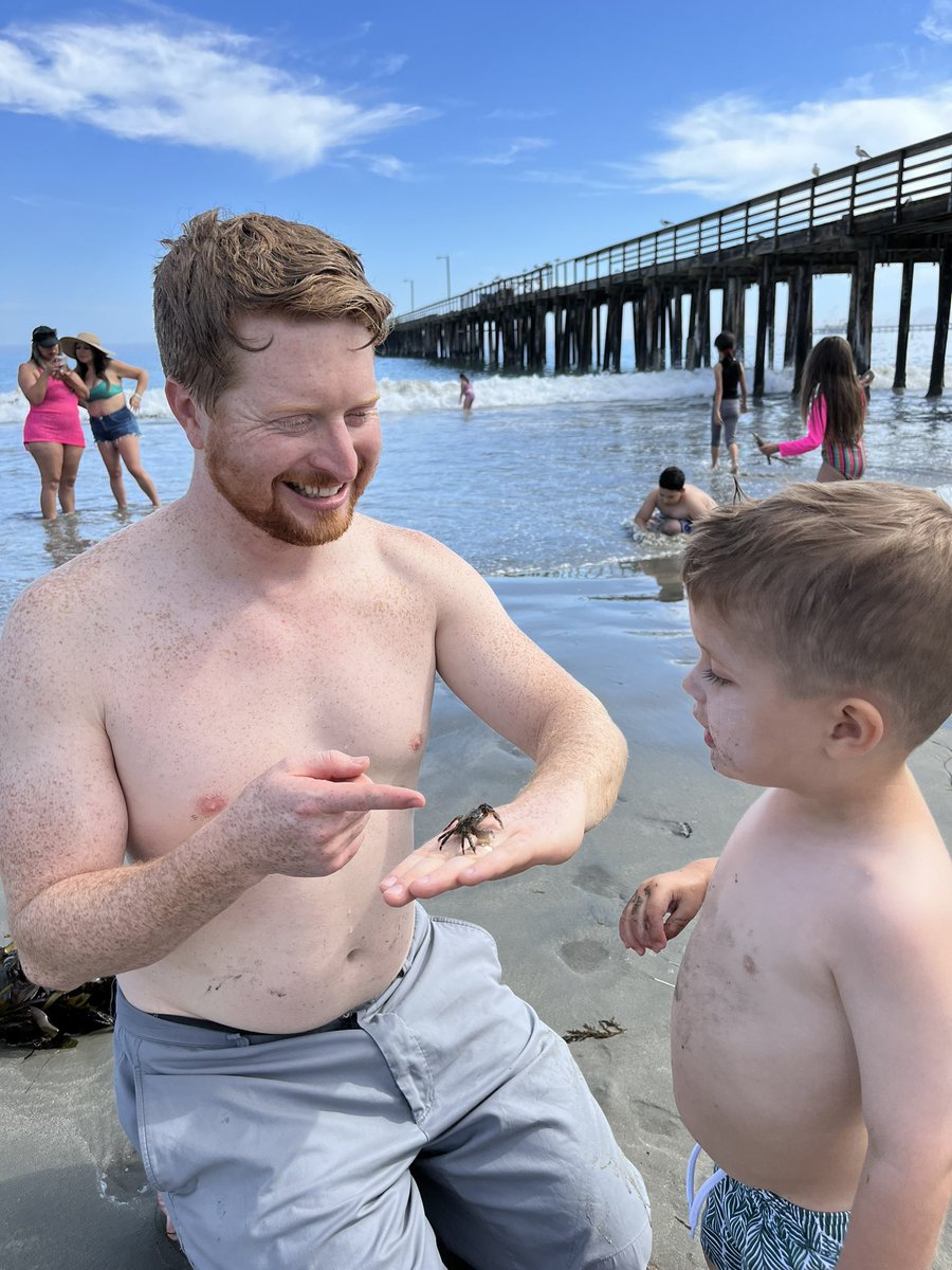Proof of touching crabs!🦀🦀