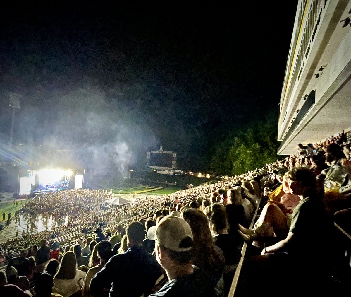 appstatesports's tweet photo. Darius Rucker at The Rock!

@dariusrucker: “I can’t believe I get to play in this stadium.”

#GoApp https://t.co/oGYO9XaQnR