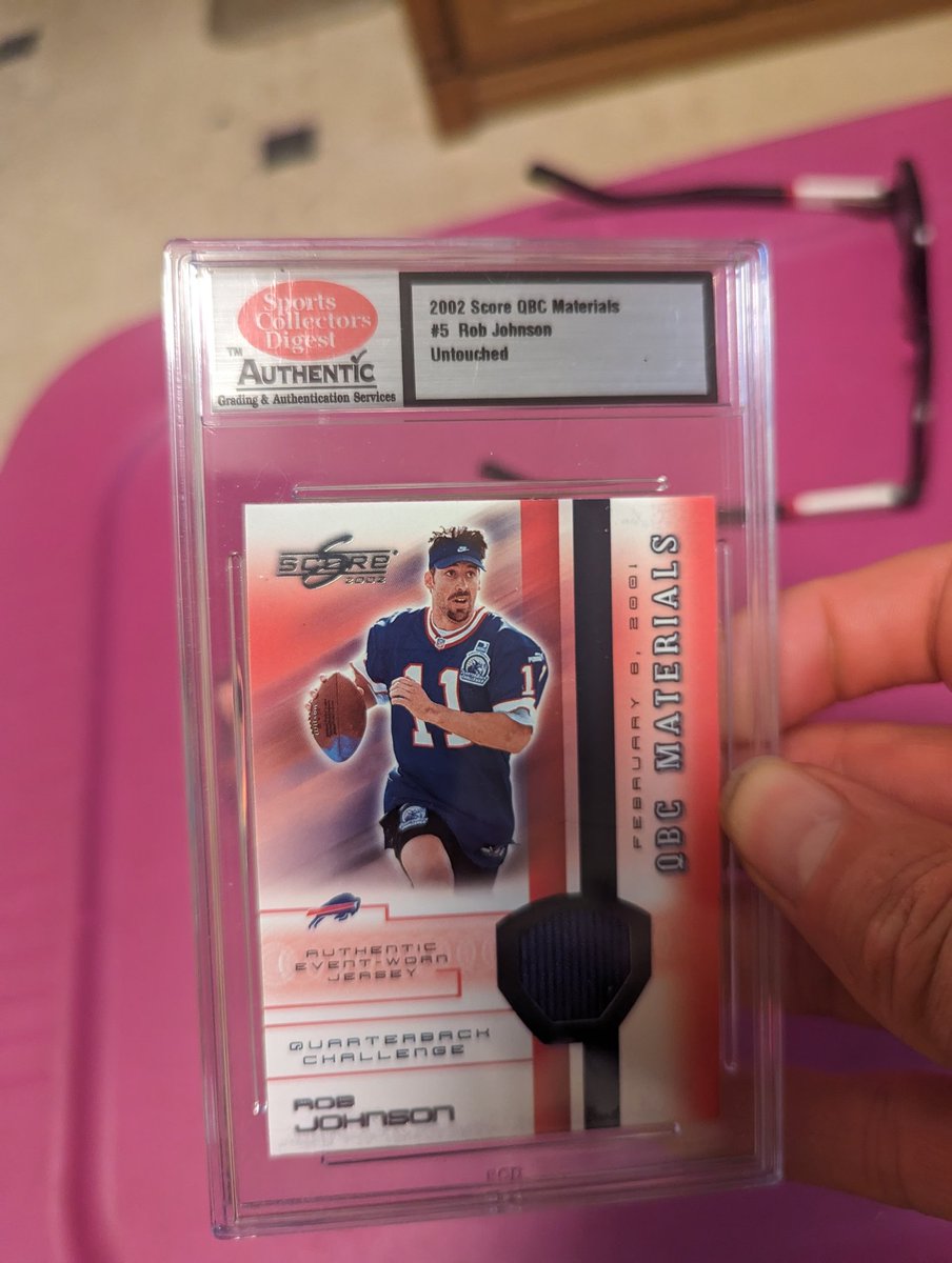 StuMcCallister's tweet photo. Getting to the nitty and the gritty on mail days until I find those 2 Josh Allen Spellbounds. These cards all came from @DaDufus_Sales. Proceeds from sales go to charity. Check out his sales. Go Bills! #BillsMafia https://t.co/GuVpwVjXpd