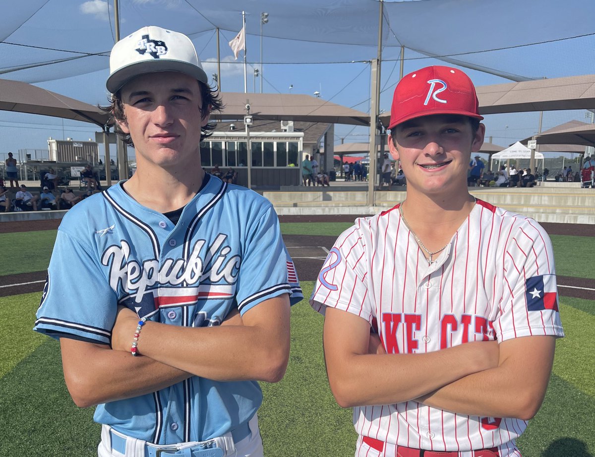 RBTournaments.com
10+ College Coach Showcase Tournament
 
Texas Republic Baseball
🆚
Take City

PoG: Ashton Creighton 6 IP, 10 K
Jordan Bush 4 IP, 0 ER, 1-2, BB

34 straight college coach showcase tournaments with MORE colleges attending than promoted.

#RBTournaments
