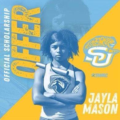 jaylamsn_'s tweet photo. Blessed to receive my first ⭕️fficial ⭕️ffer from @southernu_xctf  @coach_freddie  @FLHarrison3 @CoachJAM80 @CoachStrong_MAA @CoachPipe15 @CallMeCoach_11 @CoachSwerv23 @coach_vital 
#gojags #tuffonthebluff https://t.co/qZwh29why0