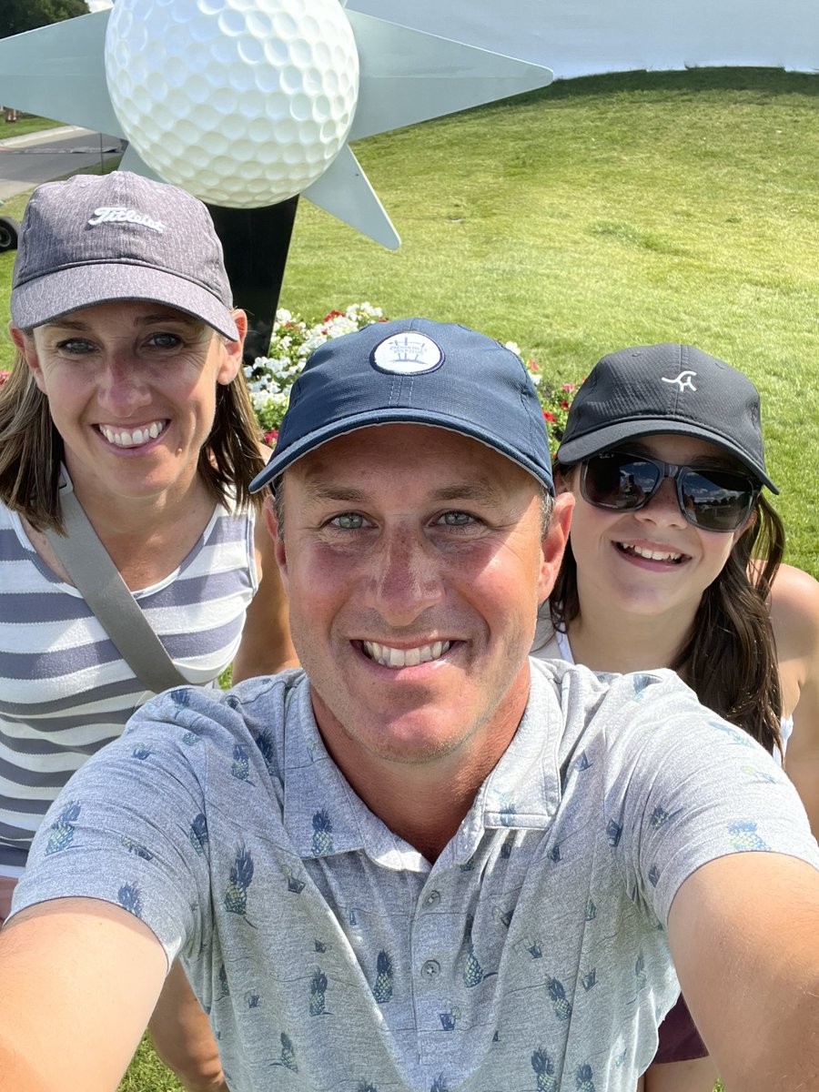 3M Open highlights = free mini donuts and almost clipped by a cart transporting JT.