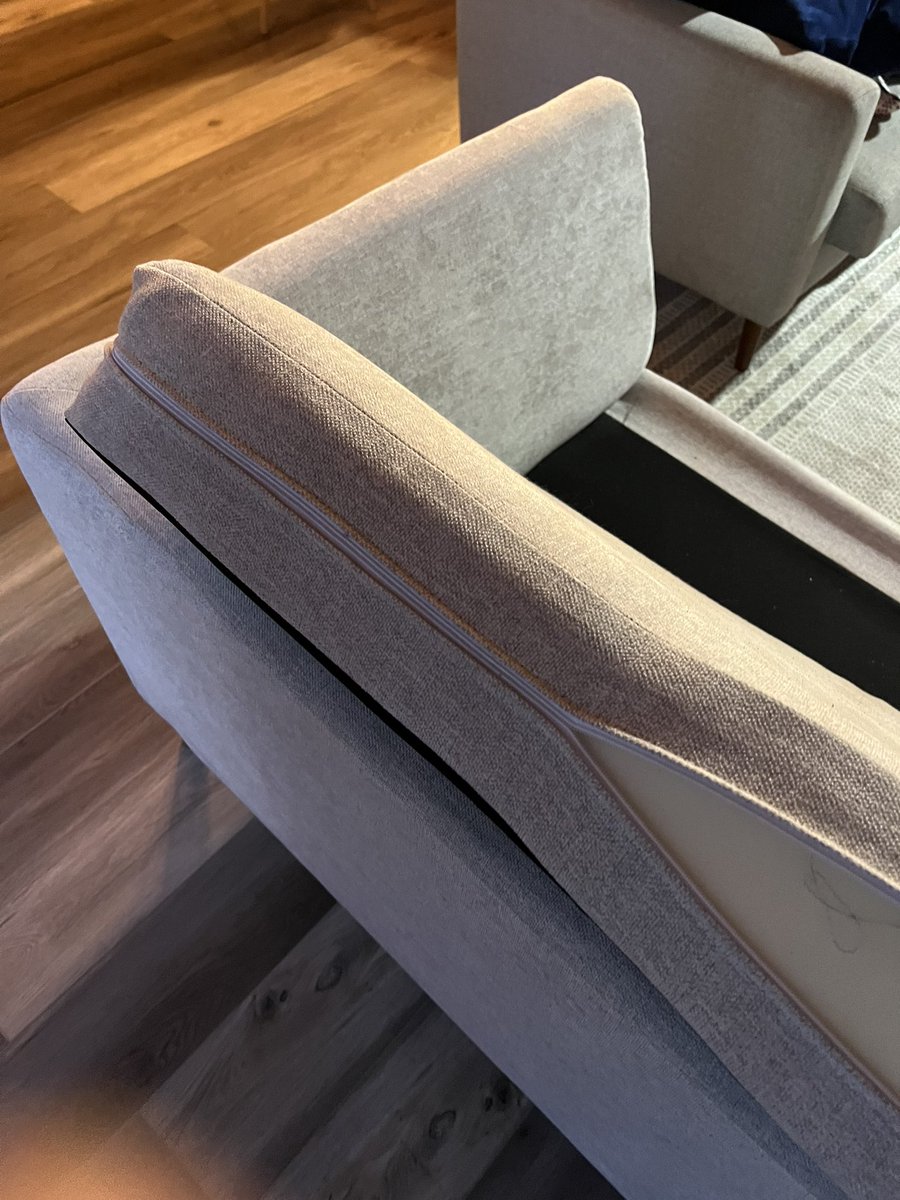 naveenbasically's tweet photo. @wearejoybird we bought sofas from burrow article and Joybird. Yours broke down after very little use and was the most expensive. And no service since it crossed twelve months and we probably used it for less than 3 months. #classy https://t.co/X61yWOKQyv