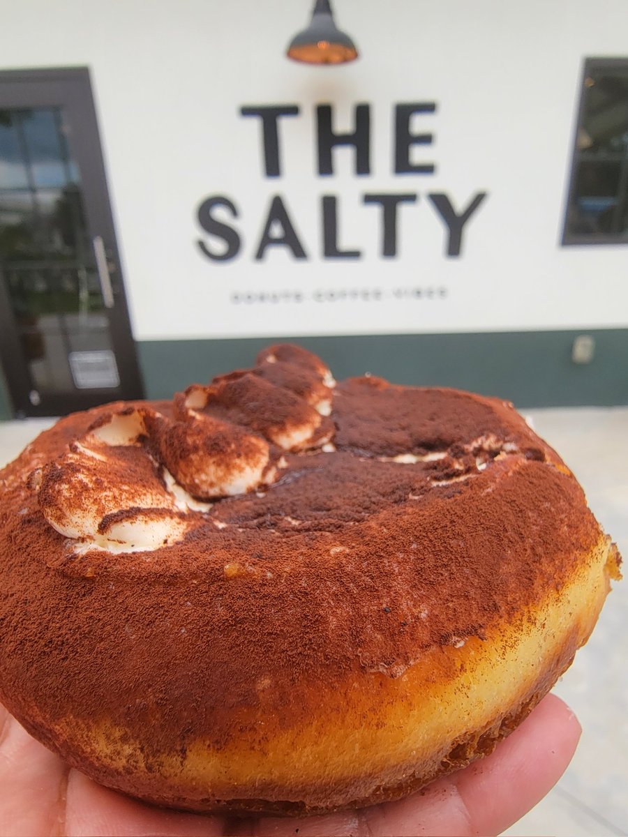 The @TheSaltyDonut making my donut/coffee dreams come true.