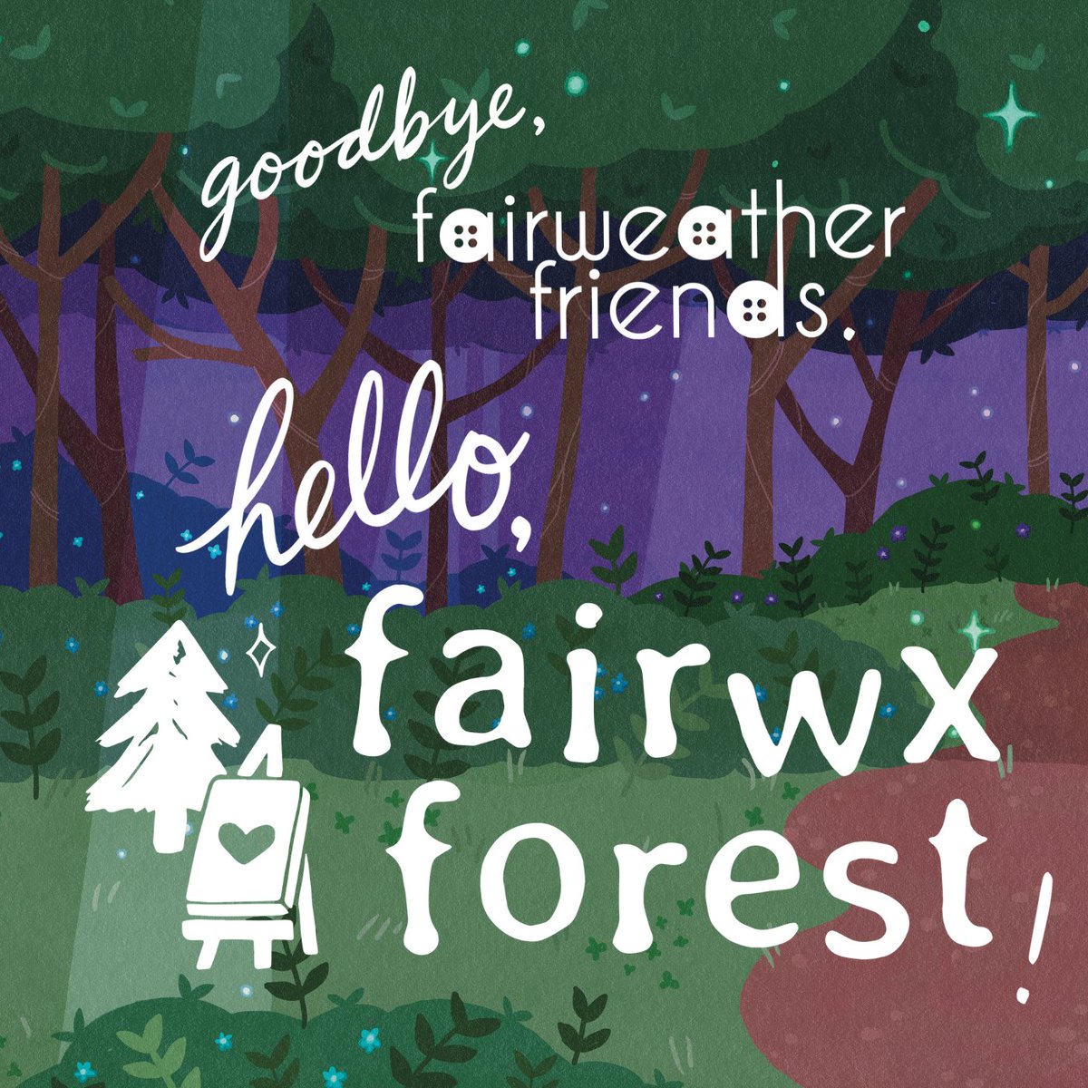 Announcing my new <a href="/Etsy/">Etsy</a> shop name! etsy.com/shop/fairwxfor… (Also there’s only one day left before the current drop closes.)