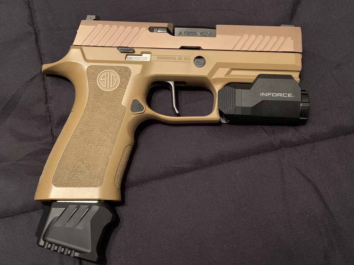 I decided to upgrade the light on the Sig P320. So far, i really like the @Inforce01 Wild 1 light.