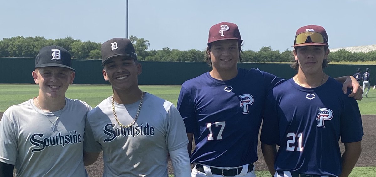 RBTournaments.com
10+ College Coach Showcase Tournament
 
6T9D Baseball
🆚
USA Prime Red

PoG: Luke Pelletier 2-2, 2 RBI 2-2 
Antonio Acosta 1-3, RBI (Game Tying) 
Donny Cantu Jr- 3-3, 4 RBI
Braiden Metcalf - CG, 1 ER, 2 K

34 straight college coach showcase tournaments