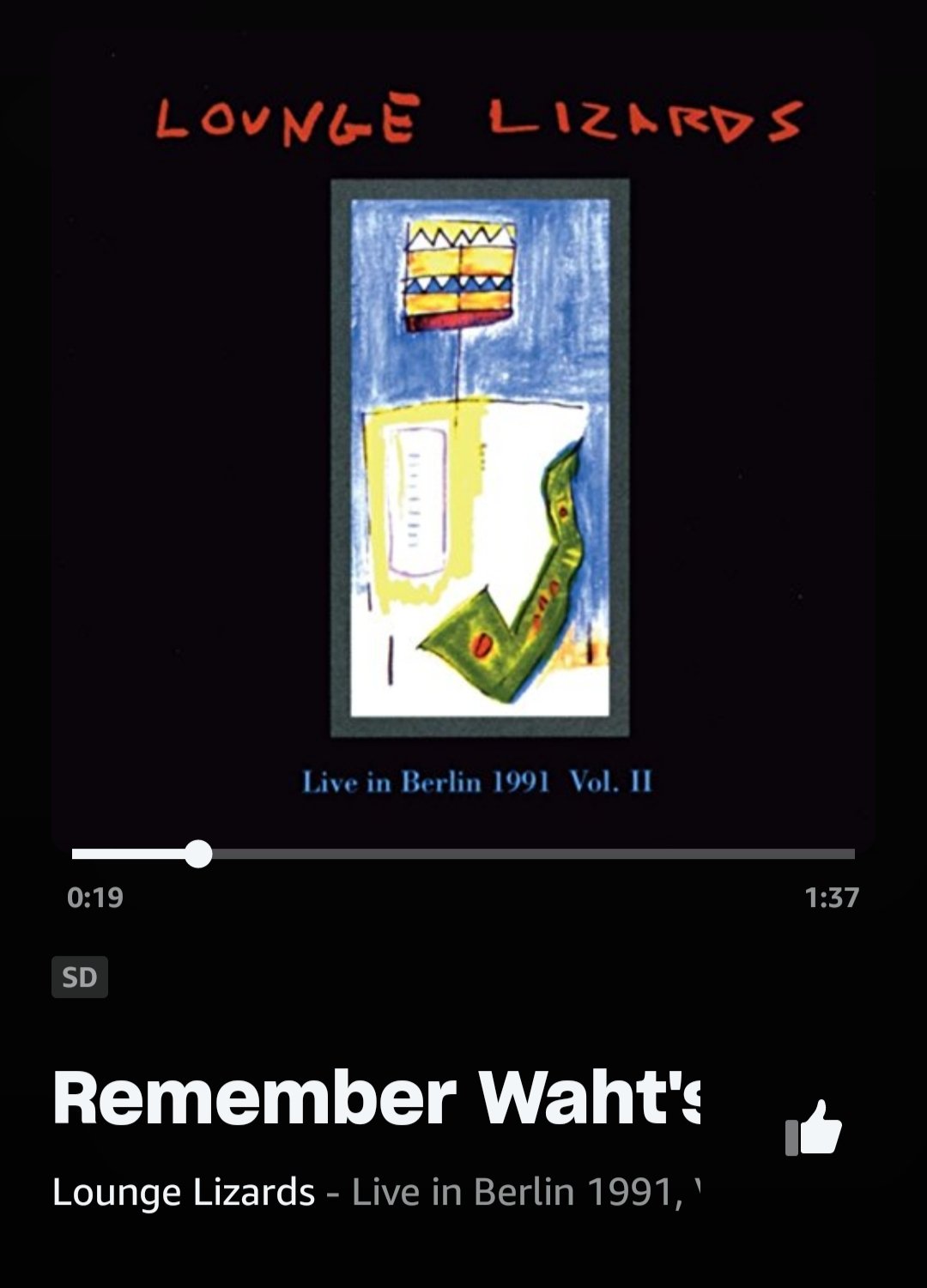 LOUNGE LIZARDS LIVE IN BERLIN 1991 2枚セット LOUNGE LIZARDS - Live in Berlin 1991, Vol. 2 - Amazon.com Music