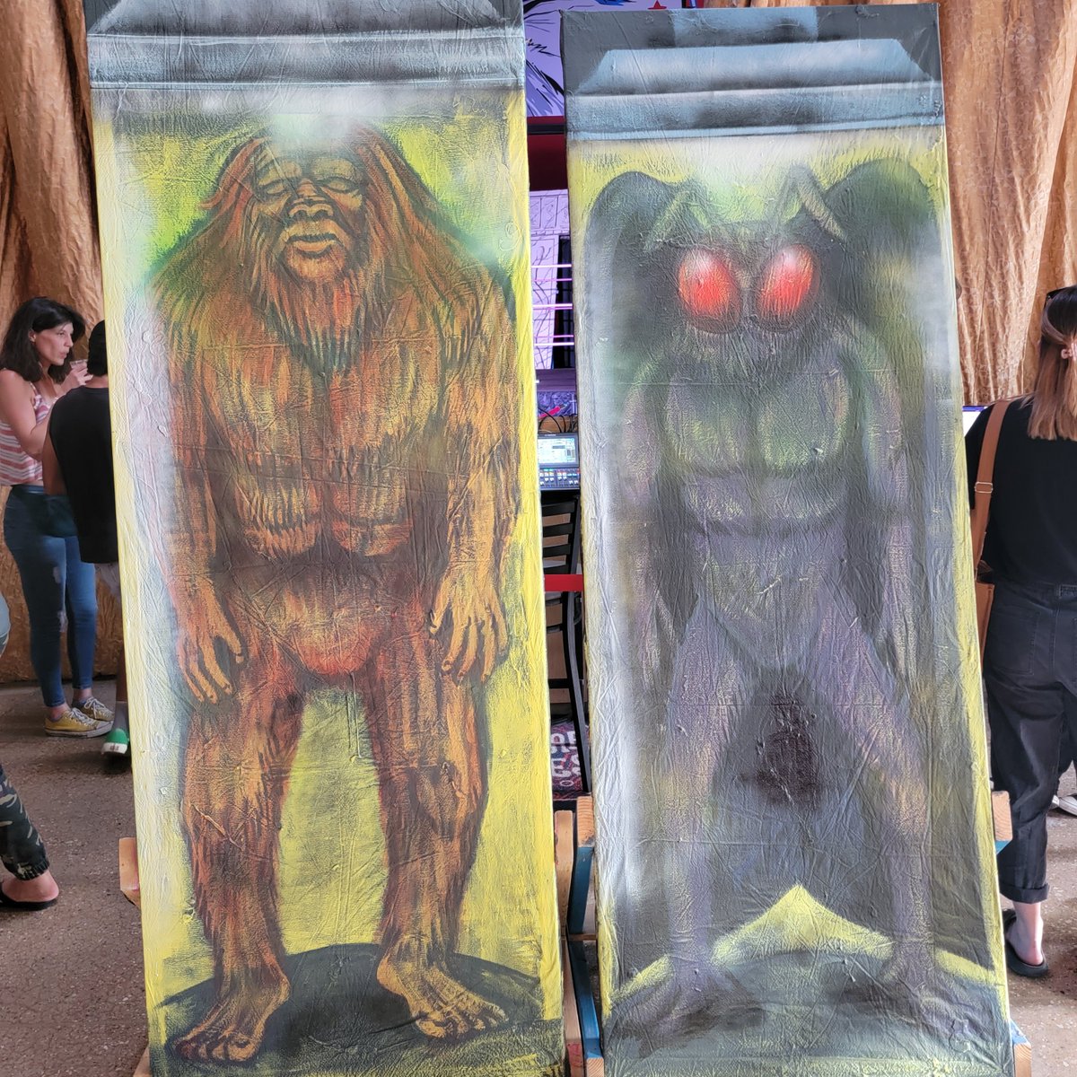 Yes, I am at a wrestling show. Why do you ask? #partyworldrasslin